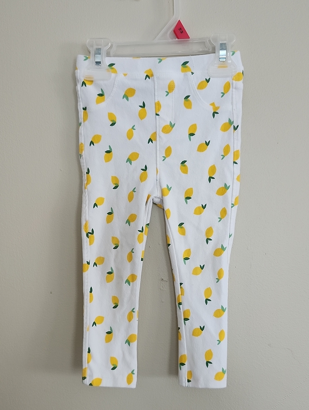 ZARA Lemon Print Kids Jeggings,